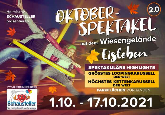 Kirmes in Eisleben - Oktoberspektakel 2021 auf dem Wiesengelände