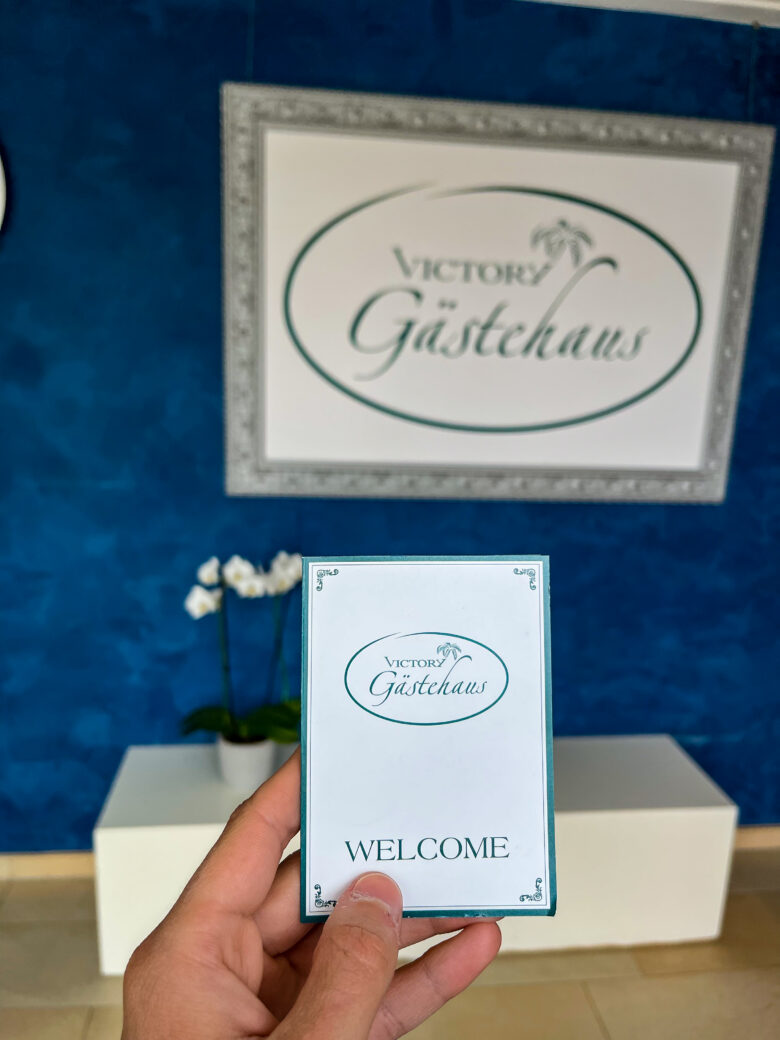 Victory Gästehaus Therme Erding - Check-In Zimmerkarte
