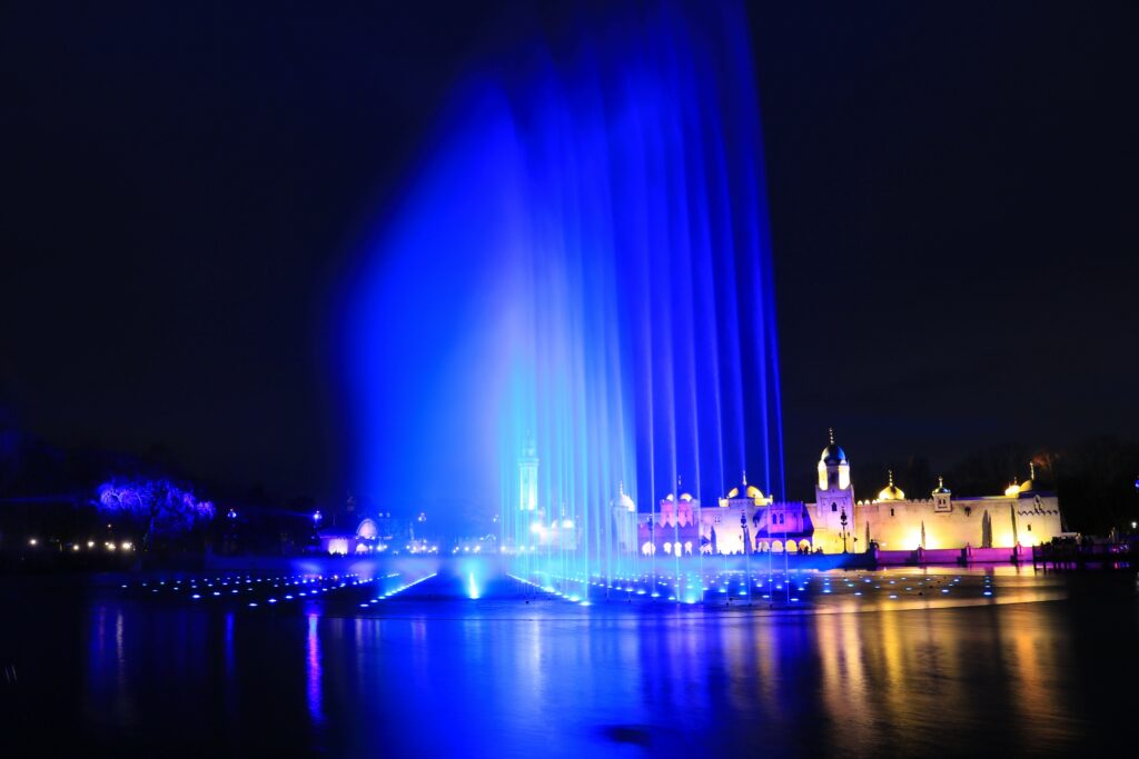 Efteling im Winter - spektakuläre Wassershow Auqanura