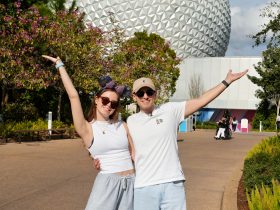 cedricerlebt und finja in epcot world celebration